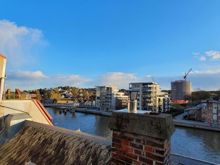 Modern Loftsleilighet Fredrikstad Exteriér fotografie